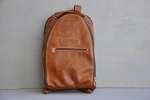 The Ab Laptop Backpack Full Leather - Choc Brown