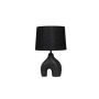 - Lane U Shape Black - Black Fabric Shade