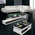 Modern Corner Sofa + Coffee Table & Tv Stand