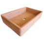 Terracotta Concrete Sink For Kitchen Or Bathroom 605X410X130MM