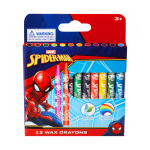 Disney Spiderman 12 Wax Crayons Multi