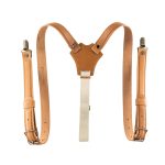 Tan Leather Suspenders