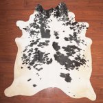 Aas Grade Cow Hide 051 Black white XL - Extra Large Black white Spotted