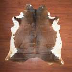 Aa Grade Cow Hide 489 Tricolour L - Large Tricolour Panelled