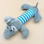 1PC Elephant Design Squeaky Dog Chew Toy Grinding Teeth Plush Dog Molar Toy Durable Chew Toy For Dog Interactive Supply