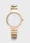 Puma Contour Gold Round Stainless Steel Women's Watch - P1027