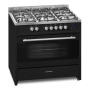 Meireles Kitchen Gas Stove 5 Burner With Gas Multifunction Oven 90CM Black G90 Sp Bl