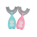 4AKID Baby-u-shaped-silicone-toothbrush