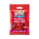 Mister Sweet Liquorice 60G Cherry & Berry Twists
