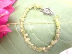 Peridot Chip Stone Bracelet A152