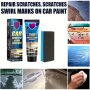 Universal Car Scratch & Swirl Remover Kit - Quick & Effective Paint Restoration For All Surfaces Durable Abs Material - Perfectly Matches Any Paint Color