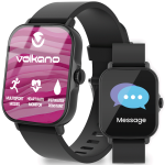 Volkano Active Tech Serene Series Watch With Heart Rate Monitor - Black VK-5072-BK V2