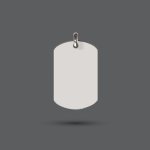 Silver Tag Pendant