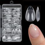 240PCS Matte Clear Acrylic Nail Tips - Xxs Short Soft Gel False Nails For Diy Manicure & Extension All Skin Types Manicure Kit