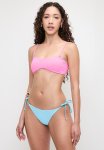 Cotton On Curved Bandeau Bikini Top - Pink Sorbet