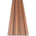 Wpc 4 Flute Wall Panel – Walnut – 160MM X 22MM X 2.9M