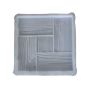 Plastic Path Tile Wooden Pattern Brick Cement Clay Mold - 30CM