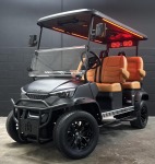 Dach Apollo Luxury Rugged Golf Cart Matte Grey With Tan Seats For