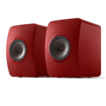 Kef LS50 Wireless II Hifi Speakers Crimson Red