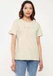 Polo Charlotte Short Sleeve Logo T-Shirt - Stone