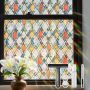 Duofire Window Privacy Film Stained Glass Window Film Decorative Static Cling Non-adhesive Reusable Anti Uv Colorful Windows Decal For Home Kitchen Li