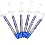5PCS LOT Or 10PCS LOT 1G Grey Silver Thermal Grease Silicone Heat Sink Paste For Cpu Cooler Heatsink 10% Silver For Cpu