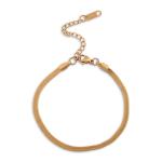Goldair Gold Flat Snake Bracelet & Anklet
