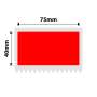 NB554 - NIIMBOT - K3 ONLY - 75X40MM - 690 RED LABELS