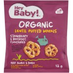 Organic Lentil Puffed Wheels Strawberry & Beetroot
