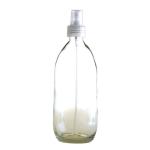 500ML Clear Glass Generic Bottle With Atomiser Spray - Natural 28 410
