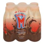 Clover Super M Medium Fat Chocolate Milk 6 X 300ML