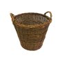 Wicker Basketjesswith Handlesdark BROWN48 48 45CM