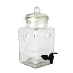 Drinks Glassware Beverage Dispenser Grape With Lid 8-LITRE