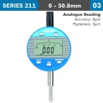 Digital Indicator Flat Back 50.8 MM 2' AC211 050 03