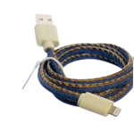 Denim Jeans Lightning Cable