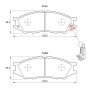 Kbc Brake Pads Front For Nissan Almera - Spares Direct