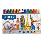 Doms 24 Ext Long Wax Crayons 3450