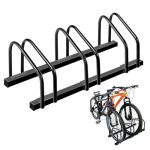 Auwey Bike Floor Rack Bike Floor Parking Bicycle Parking Rack Bike Storage Stand Bike Floor Stand Bicycle Storage Organizer For