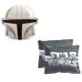 Mandalorian - Curious Child 3 Piece Oxford Pillowcases & Shaped Pillow