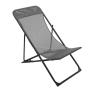 Biganos Steel & Textile Pool Lounger Anthracite W55CMXD86CMXH90CM