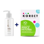 Facial Cleanser 160ML + Korect Hydrocare Pimple Patches Bundle