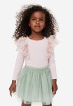 Glittery Tulle Skirt - Green