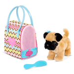 - Zigzag Print Bag W pug Pup