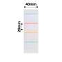 NB456 - - B1 / B21 / B3S / B4 - 40X20MM - 320 Nice To Meet You Labels