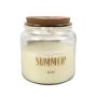 Aroma Di Rogito - Holiday Scented Candles - Glass Jar With Cork Lid - Lemon Diving Enthusiast