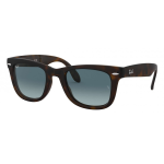 - Folding Wayfarer - Matte Brown/blue Gradient Grey - 50