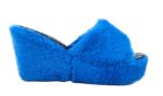 Manswill Women's Fashion High-heeled Fur Slippers-ladies Comfortable Cozy House Slippers Soft Home Party Shoes For Ladies