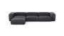 Four Module Chaise Sofa - Leather - Dark Grey - 377CM X 199CM