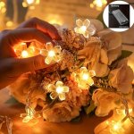 1PC LED Cherry Blossom String Lights For Home Garden Decoration Wedding Holiday Christmas Party Decoration Renovation Outdoor Ca
