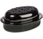 BIG5 - Enamel Roaster Oval Pot With Lid 0.8 L Capacity Aluminium Non-stick